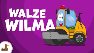 Die Walze Wilma - Kinderlieder zum Mitsingen | Fahrzeuglieder | EMMALU | Sing Kinderlieder