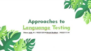 approaches to language testing 1