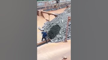 ”The Tough Process of Unloading a Massive Phosphate Rock!”