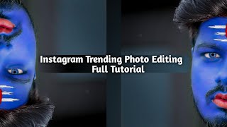 Lord shiva amazing photo editing | Mahadev face  concept | Manipulition tutorial | Step by step screenshot 5
