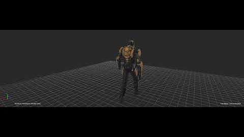 Motion capture walk animation