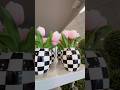 athome black and white checker decor #athome #valloween #valentinesday