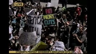 Students Protest Arnold Schwarzenegger's Education Cuts 2005 San Diego