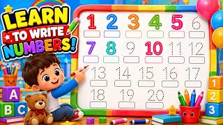 Learn to Write Numbers 1 20 Number Tracing for Kids Preschool Learning