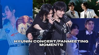 HYUNIN CONCERT/FANMEETING MOMENTS | RUS/ENG