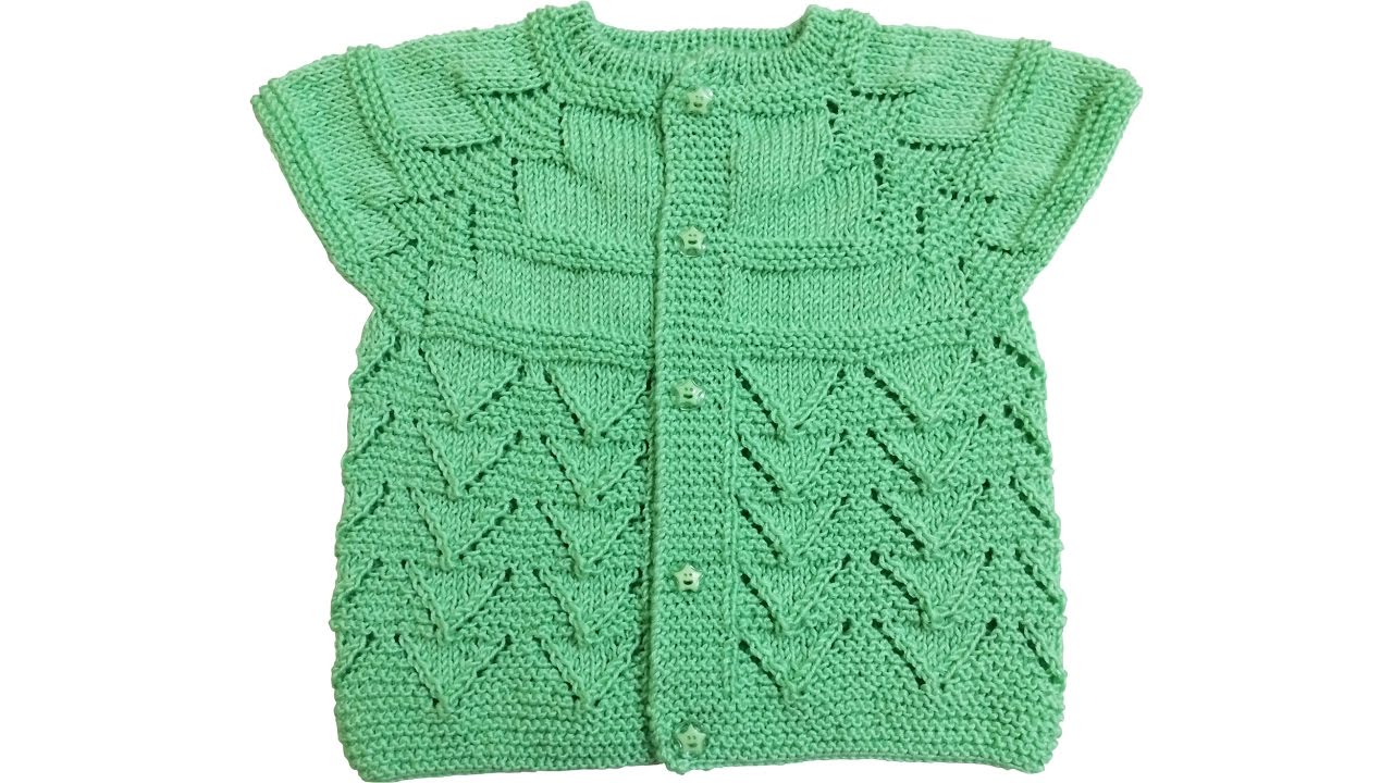 Hem Erkek Hem Bebek Kizlar Icin Ajurlu Dilimli Kolay Orgu Bebek Yelegi Yapimi Bastan Sona Aciklamali Modeli Turkce Vid Baby Knitting Patterns Bebek Bebek Yelek