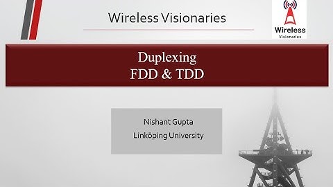Duplexing FDD & TDD