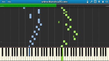 J.S. Bach: Two-part Invention No. 1 in C Major BWV 772 piano (Synthesia)