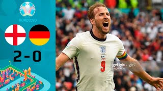England Vs Germany 2-0 Highlights & Goals Euro 2020