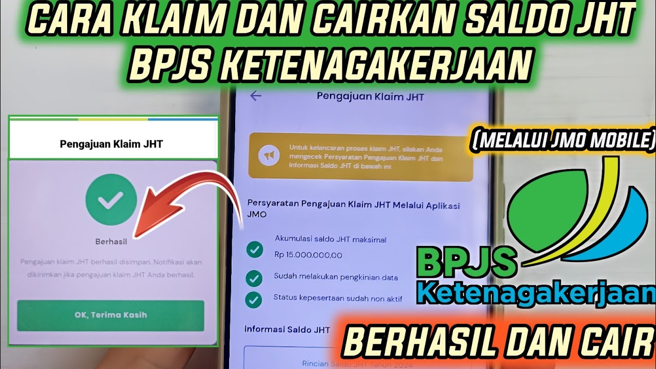 CARA KLAIM JHT LEWAT JMO MOBILE 