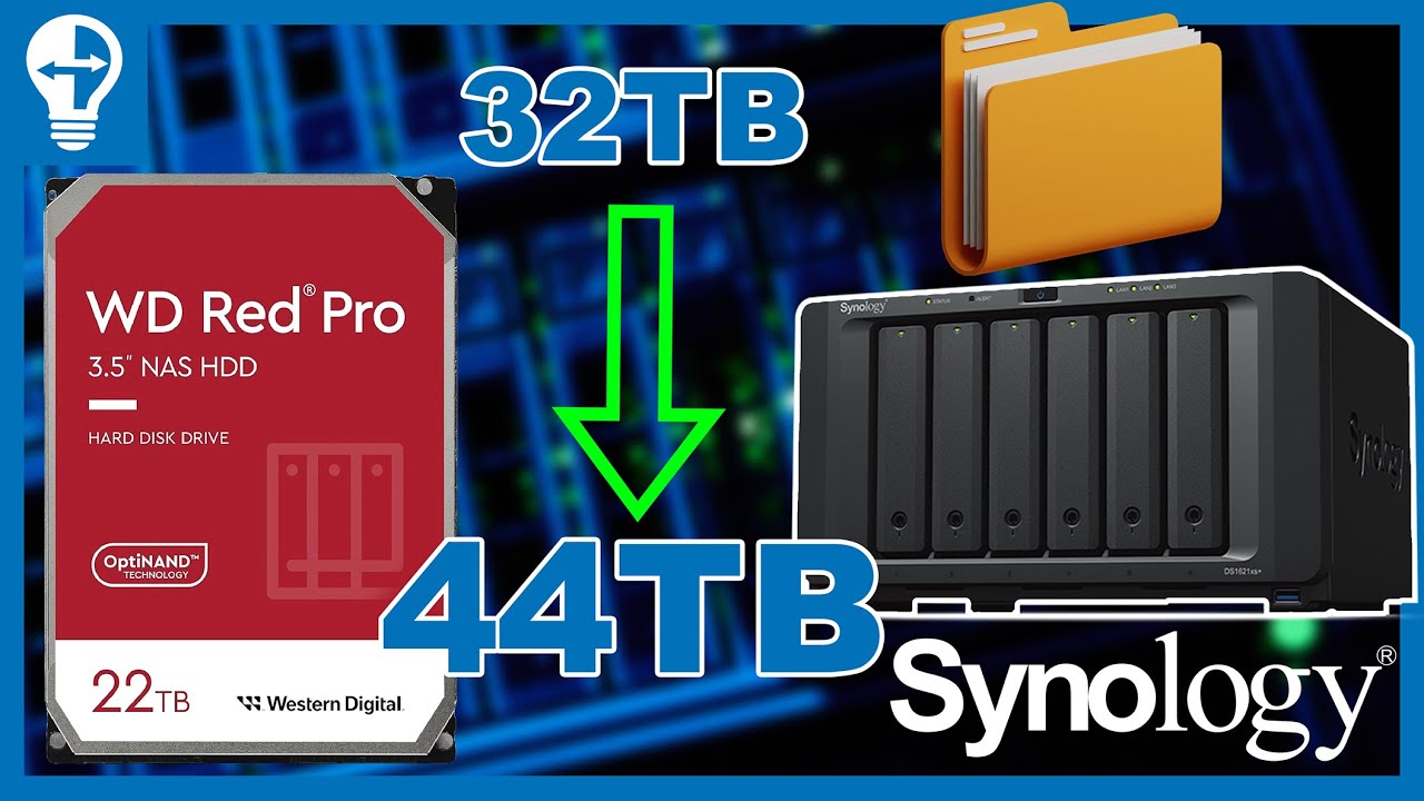 Augmenter le Stockage du NAS Synology : Ajout d’un HDD de 22TB pour Passer de 32TB à 44TB
