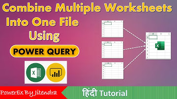 Combine Multiple Worksheets into One in Excel | Append Multiple Worksheets | Power Query Tutotrial