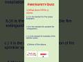 Fire safety quiz.Fire safety exam.#mep #education #interview #shorts #video #viralvideo