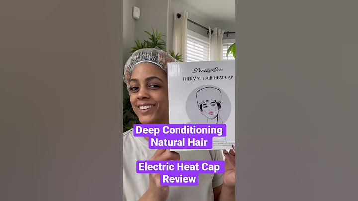 No more dry natural hair. Electric steam heat cap for deep conditioning curls #naturalhair #twa