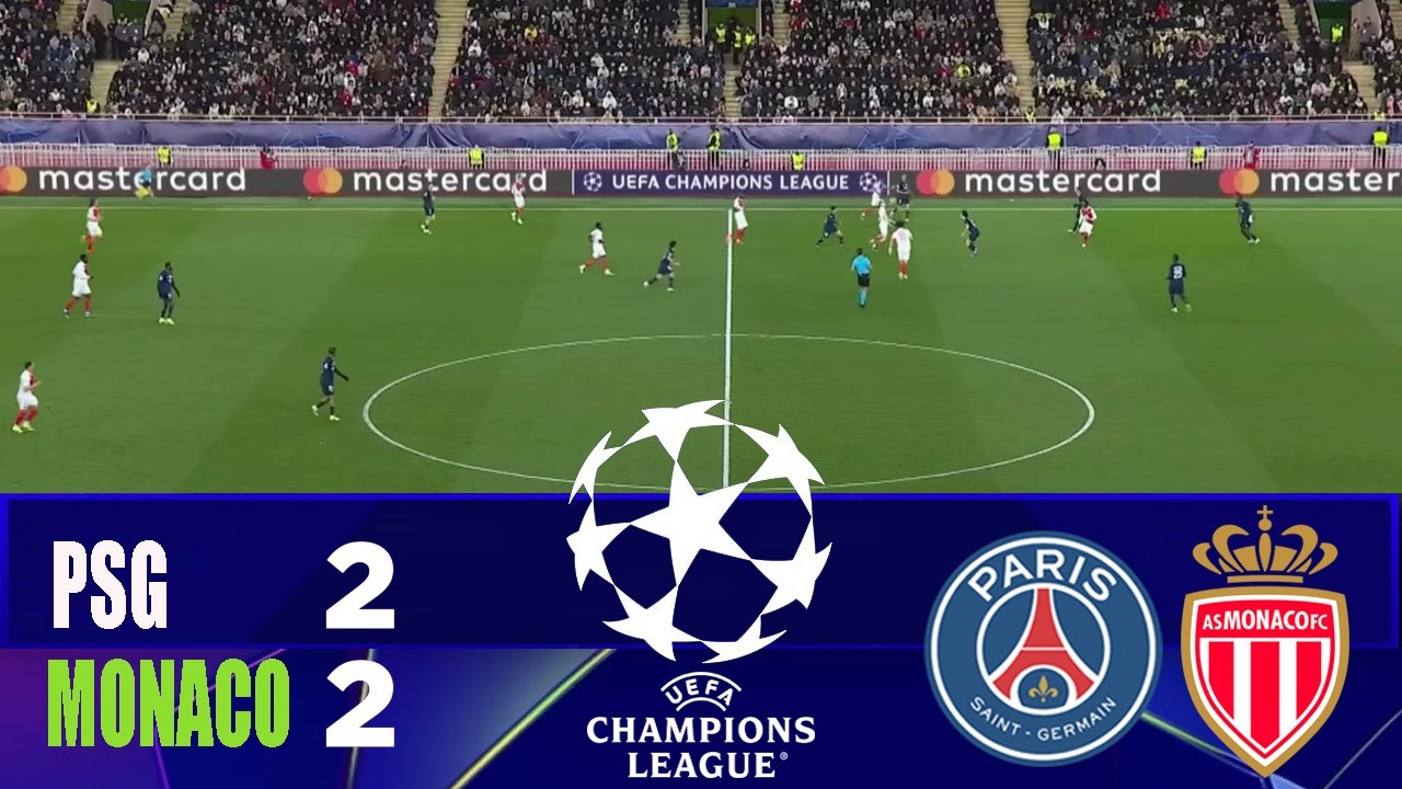 PSG vs MONACO 2-2 | 2026 Champions League | Match Highlights
