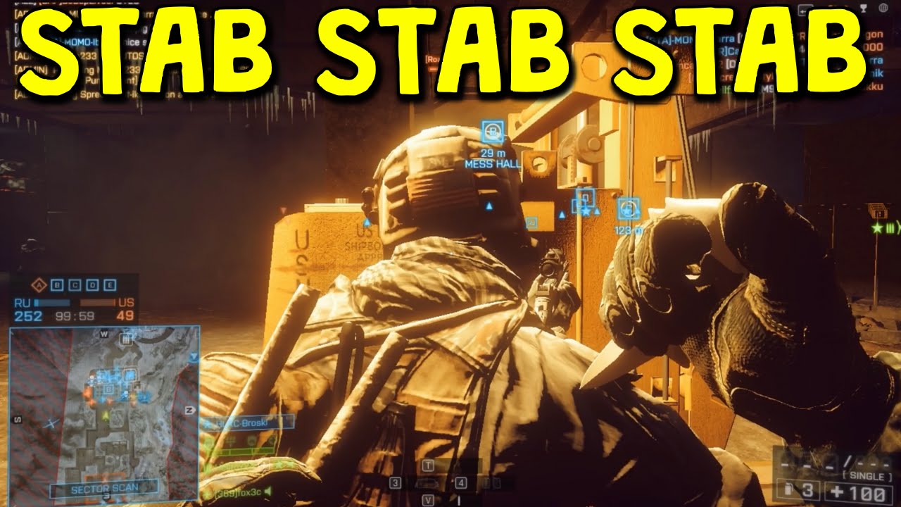 STAB STAB STAB! | Battlefield 4 Knife Montage