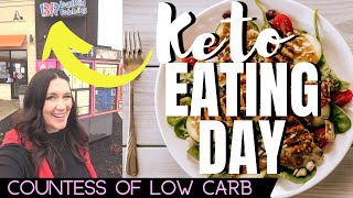 Full Day Of Eating Keto For Weight Loss WITH Dunkin Donuts Coffee!