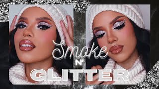 Holiday Glitter Cut Crease