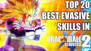 Top 20 BEST Evasive Skills In Dragon Ball Xenoverse 2