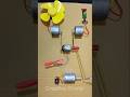 Electricity Producing From Multiple Belt Drive Dynamo Generator _ DC Motor #dcmotor #tech #shorts