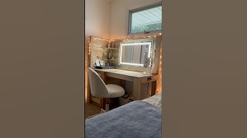 DIY pallet wood vanity #woodworking  #milwaukee #vanitymakeup