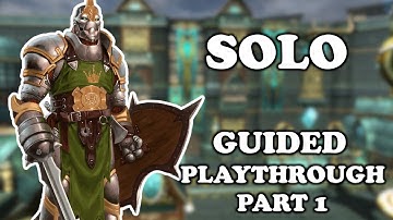 DDO Solo Guided Playthrough Level 1-5 ~ Fighter