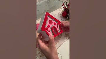 Gingerbread House 🏠 (Tea Light) #3DPrinted with #bambulab🧑🏻‍🎄..Design Credit: waterlOu3d #shorts