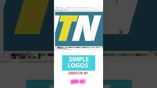 Check out the simple #mtn #logo #design #graphics #tutorial Youtube Short