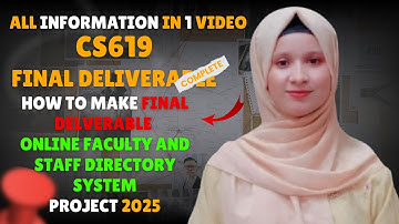 ✅ 𝐇𝐨𝐰 𝐭𝐨 𝐌𝐚𝐤𝐞 𝐅𝐢𝐧𝐚𝐥 𝐃𝐞𝐥𝐢𝐯𝐞𝐫𝐚𝐛𝐥𝐞 𝟐𝟎𝟐𝟓 | 𝐎𝐧𝐥𝐢𝐧𝐞 𝐅𝐚𝐜𝐮𝐥𝐭𝐲 𝐚𝐧𝐝 𝐒𝐭𝐚𝐟𝐟 𝐃𝐢𝐫𝐞𝐜𝐭𝐨𝐫𝐲 𝐒𝐲𝐬𝐭𝐞𝐦 | 𝐂𝐒𝟔𝟏𝟗 𝐏𝐫𝐨𝐣𝐞𝐜𝐭