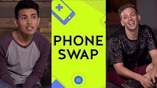 Gay couple Swap Phones on First date - Phone Swap Snapchat