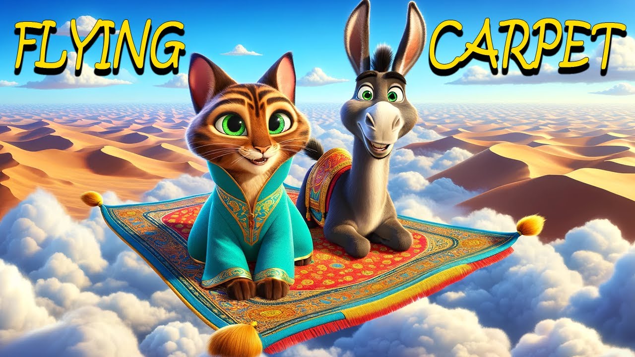 Cat and his Donkey in Desert 🐈 #cat #catvideos #aicat #cutecat - YouTube