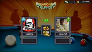 8 ball pool-VEGAS,CAIRO KASBAH(20K 500K coins bet) cue CRISTAL cue NINJA screenshot 3