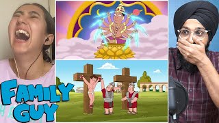 IT'S CONTROVERSIAL!! INDIANS REACT TO FAMILY GUY MAKING FUN OF RELIGIONS