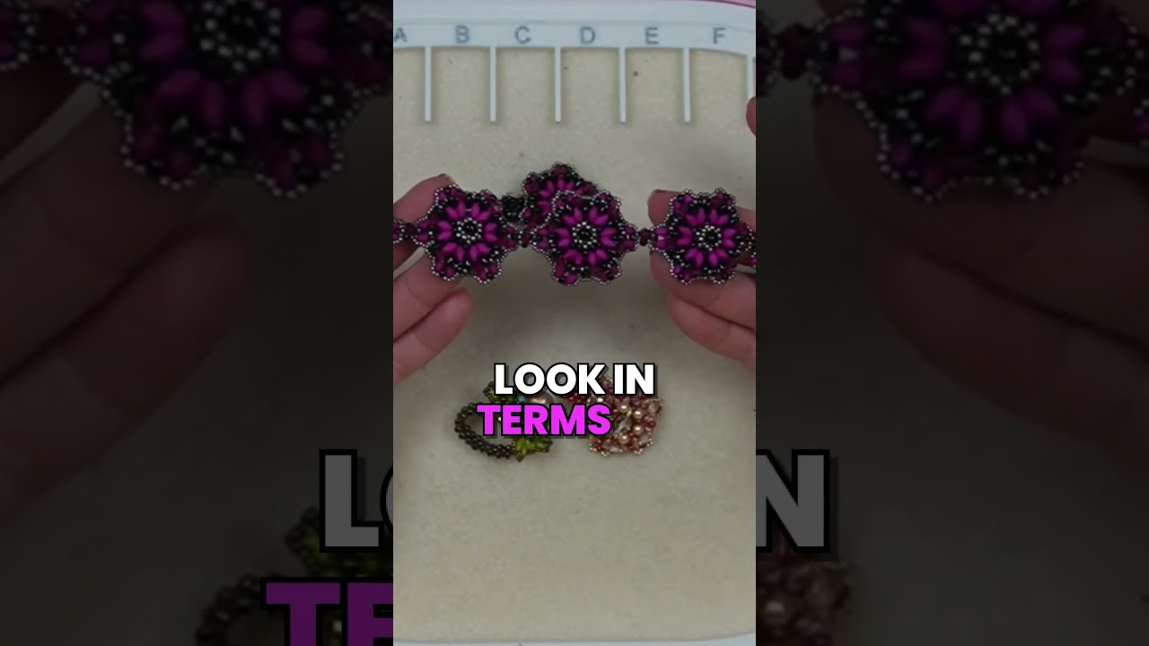 Transform Your Beaded Designs: Cosmos Discs Pattern #shorts