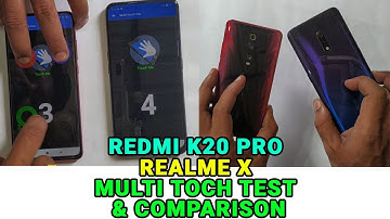 Redmi K20 Pro and Realme X Multi Touch Issue Explained and Comparison | Amoled Mobiles Touch Problem