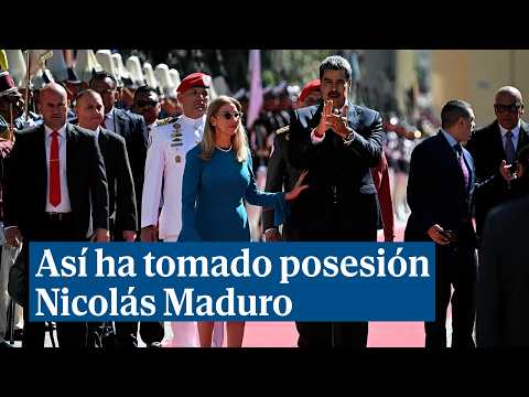 Así ha tomado posesión Nicolás Maduro de forma fraudulenta como presidente de Venezuela