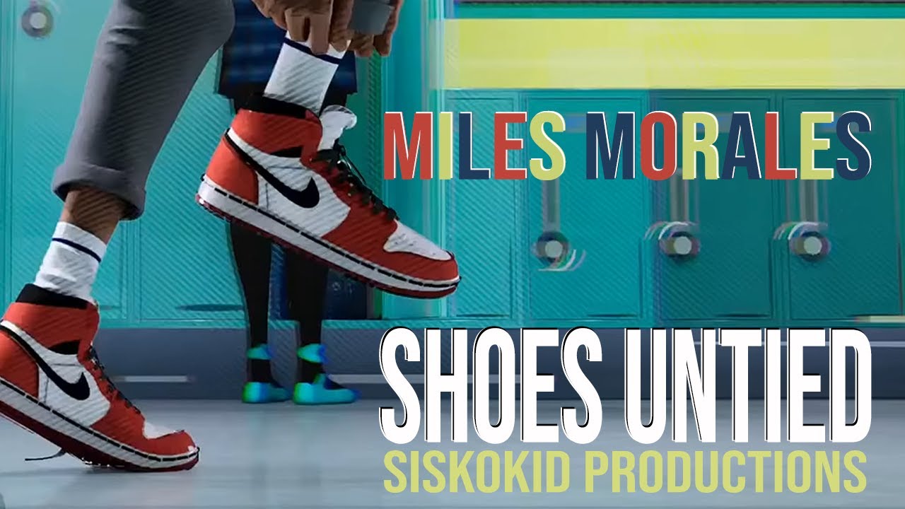 miles shoes spider verse