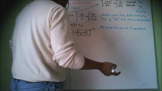 Solving a Variable Separable Diff. Eq. Example 1