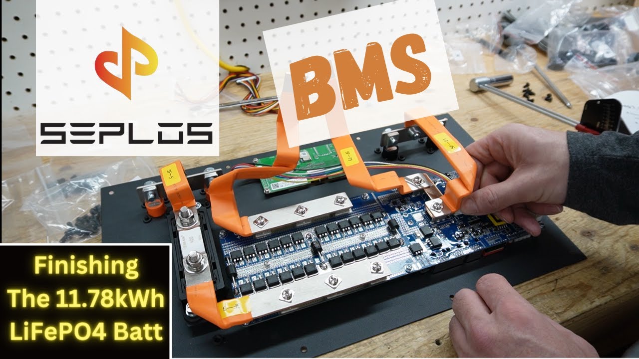 Seplos 12V 100AH LiFePO4 Battery Pack Installation with BMS Built-in, Run  In Series or Parallel 