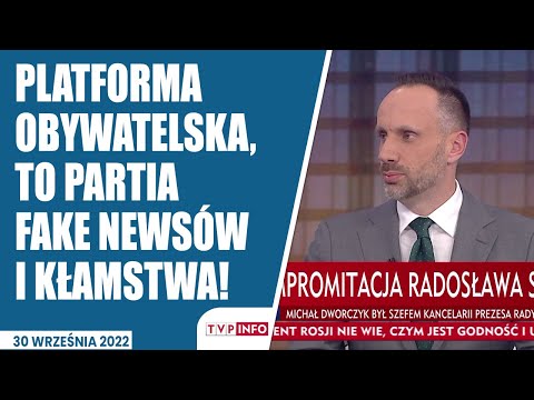 Platforma Obywatelska, to partia fake newsów i kłamstwa!