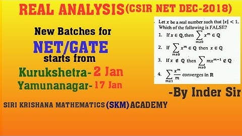 Real Analysis csir net dec-2018;code-A,Q-22;code-B,Q-26;code-C,Q-30