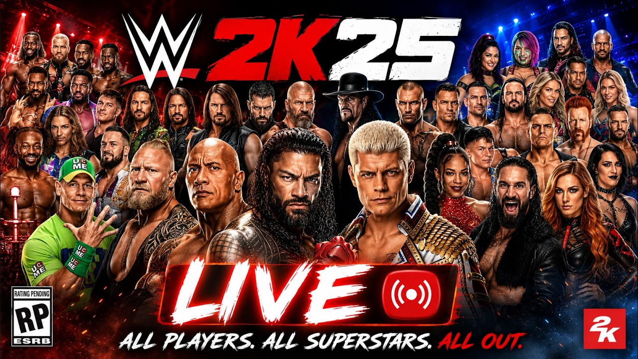 🔥 WWE 2K25 SHORTS LIVE 🔴 | MR BABY🍼😱 vs CRY BABY👶– The Most Ridiculous Match😂 #wwe #wwe2k25 #shorts