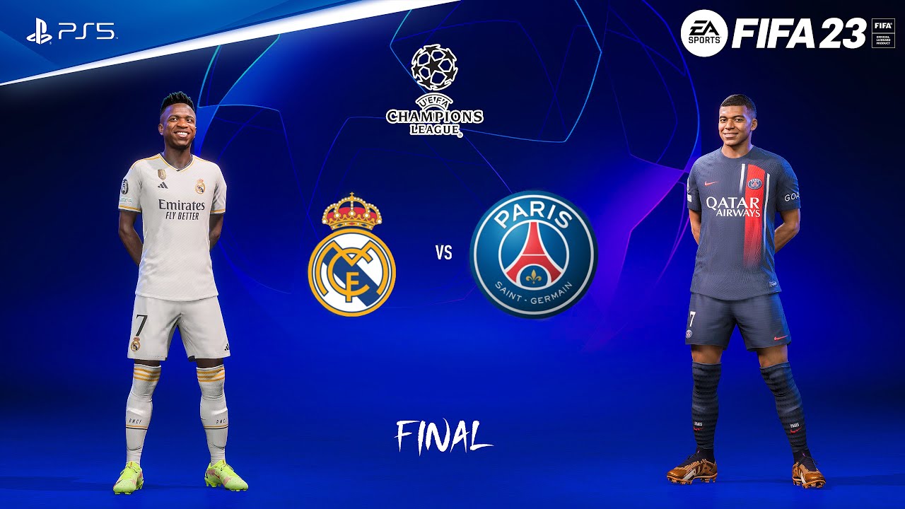 FIFA 23 - Real Madrid vs PSG, UEFA Champions League Final