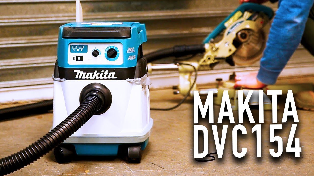 New Makita 36v Cordless Brushless Dust Extractor (DVC154) - YouTube