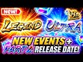 🔥 PART 2 LR RELEASE DATE!!! + A TON OF NEW EVENTS!!! (Dragon Ball Legends 8th Year Anniversary)