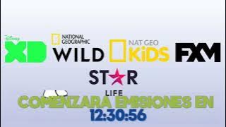Inicio De Transmisión 5 Canales Disney Comerzara Emisiones En 12:30:59 12:30:54
