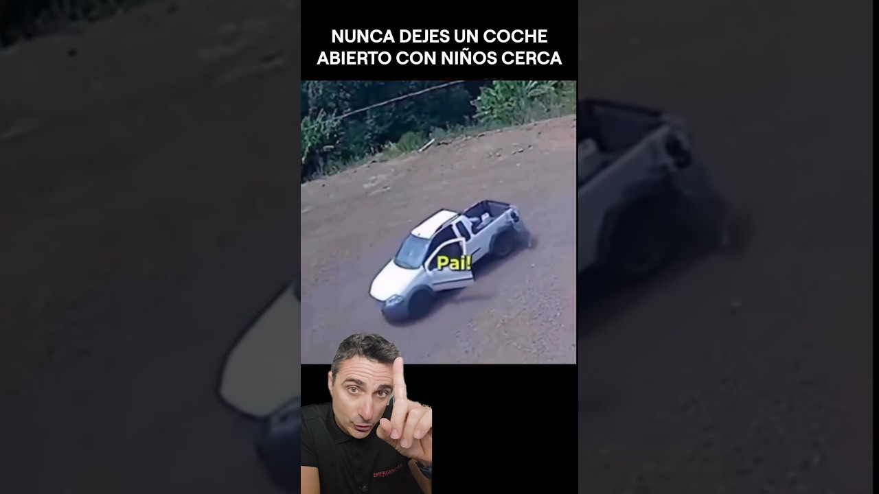 Nunca dejes coche abierto con niños.#curiosidades #sabiasque #supervivencia