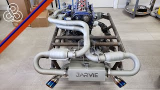 A22 - Muffled screams! At 7000 RPM. Building a custom muffler for the Arete Supercar.