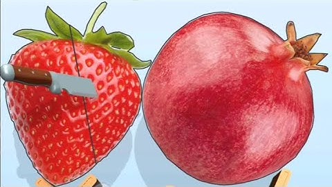 Slice it! Level 320-30 Very Satisfying & Relaxing ASMR Slicing Fruit cutting Shake Making delicious