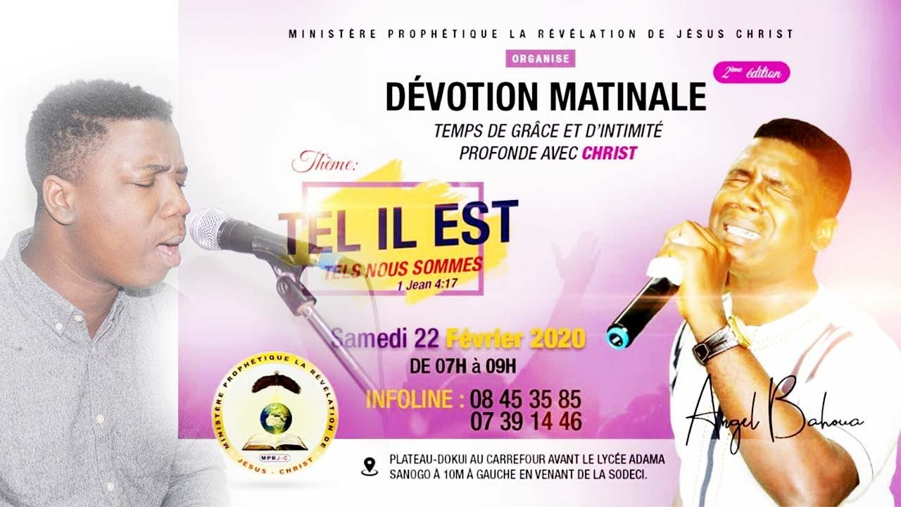 Dévotion Matinal Angré 2020